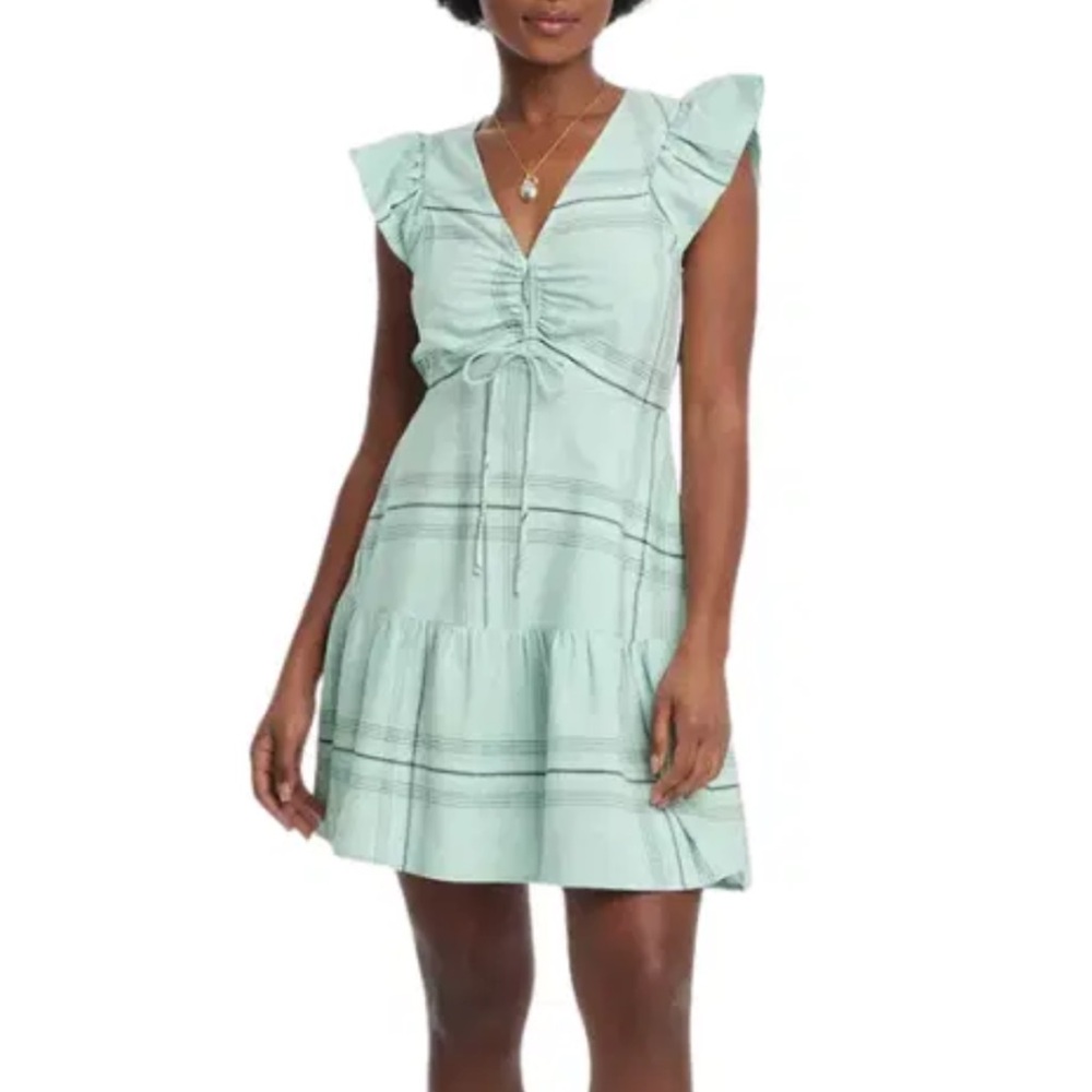 Universal thread Women's Flutter Short Sleeve Mini Skater Dress‎
